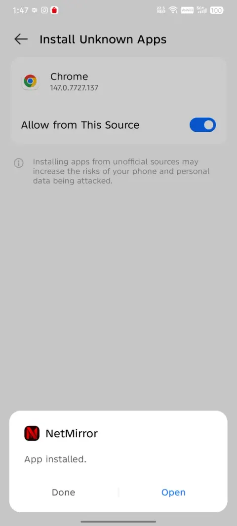Step 3: Install & open