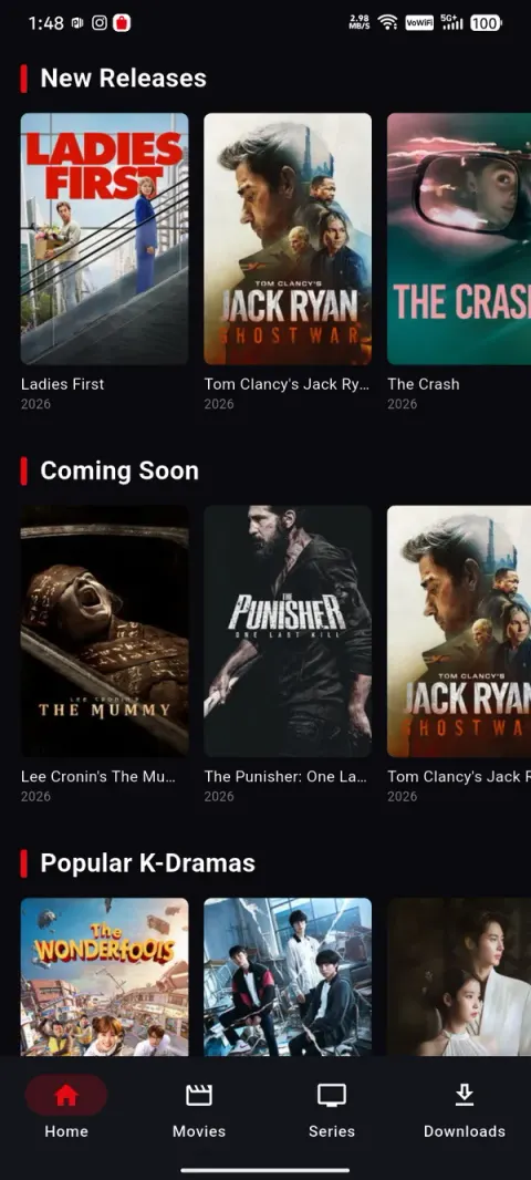 NetMirror Android — New & coming soon: New Releases, Coming Soon and K-Dramas — refreshed often so it’s never stale.