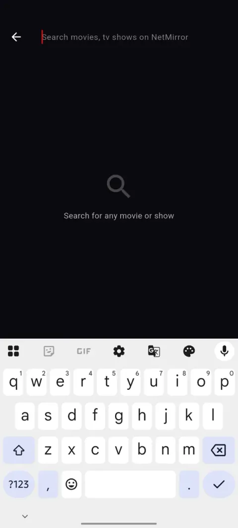 NetMirror Android — Search by name: Find any movie, show or anime as you type — no exact spelling needed.